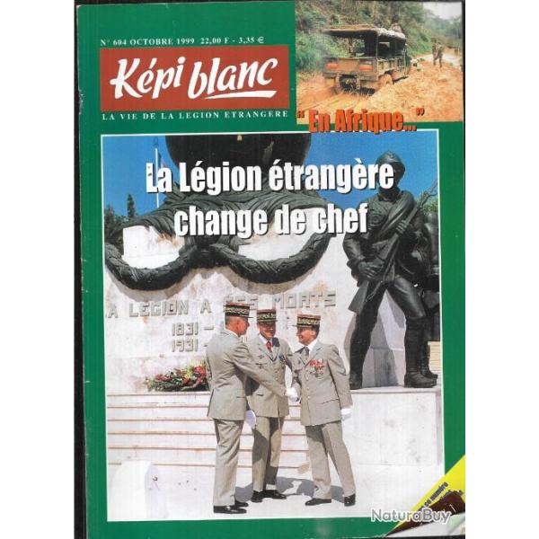kpi blanc 604 octobre 1999, la lgion change de chef, missions extrieures, rmle 1943-1948
