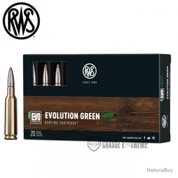 20 Munitions RWS Cal 6,5 Creedmoor 93gr Evo Green