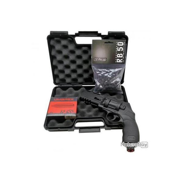 Pack Revolver HDR50 / Co2 Cal 50 Livr avec 100 billes + 5 capsule de co2 12 gr + Malette Rigide