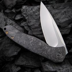 Couteau We Knife Co Ltd Kitefin Lame Acier S35VN Manche Titane/FC IKBS Framelock Clip WE2001A