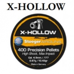 Plombs Tête creuse - Jupe Lisse Stoeger X-Hollow cal.4.5 boîte de 1200