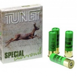 Cartouches/munitions Tunet Traditionnelles CHASSE Duo Chevreuil Cal. 12 Plombs N° 1-2 Nickelé PAR 10