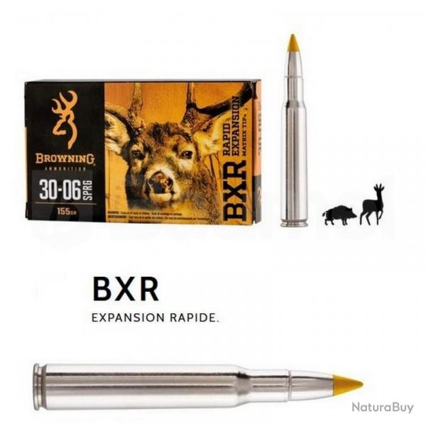 Munitions BROWNING calibre 270 Win BXR 134gr - 8.68g x20