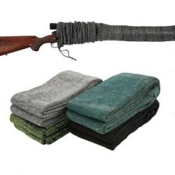 Chaussette de protection - Armes longue - Canne à pêche - Traitement silicone (modèle noire) (4)