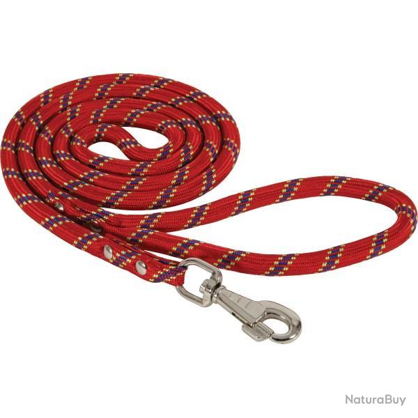 LAISSE NYLON CORDE 13MM 3M ROUGE