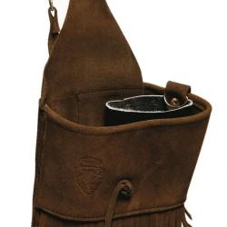 Old Tradition - Carquois de dos en nubuck 18 flèches