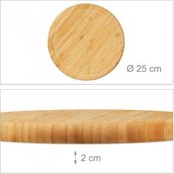 Lot de 6 planches petit-déjeuner bambou set 25 cm 13_0002069/3
