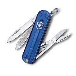 Couteau suisse Classic SD translucide, Couleur bleu marine translucide [Victorinox]