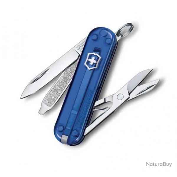 Couteau suisse Classic SD translucide, Couleur bleu marine translucide [Victorinox]