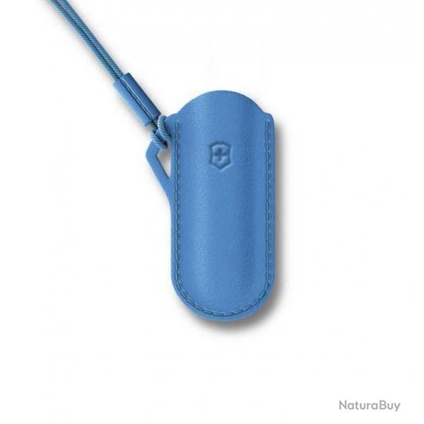 Pochette cuir pour couteau suisse Classic 58 mm, Couleur bleu [Victorinox]