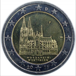 collection monnaie 2 EUROS 2011 CATHEDRALE DE COLOGNE - ALLEMAGNE -