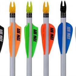 AAE - Plumes Plastifletch Max 2" JAUNE