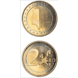 Collection Monnaie 2 Euros 2001 BEATRIX NEDERLAND REINE DES PAYS BAS - HOLLANDE
