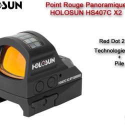 Point Rouge Panoramique HOLOSUN HS407C X2 - 2 MOA avec embase