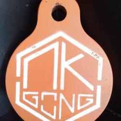 gong rond 10 cm cible métallique  marque MK gong