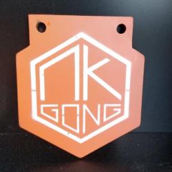 gong hexa de 20 cm du 44 mag a la 12.7 . cible métallique  marque MK gong