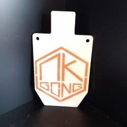 gong silhouette s250 du  44mag a la 12.7* cible métallique  marque MK gong