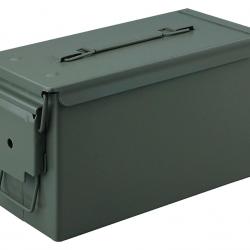 Caisse munition Métal cal.50 OLIVE 33X18X23 cm