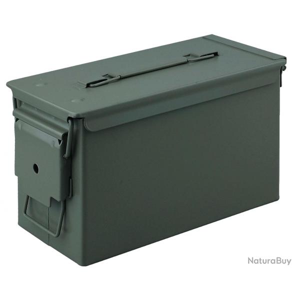Caisse munition Mtal cal.50 OLIVE 33X18X23 cm