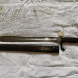 BAIONNETTE ALLEMANDE Sg 98/05 (ALEX COPPEL) (S98/05 nA) avec fourreau