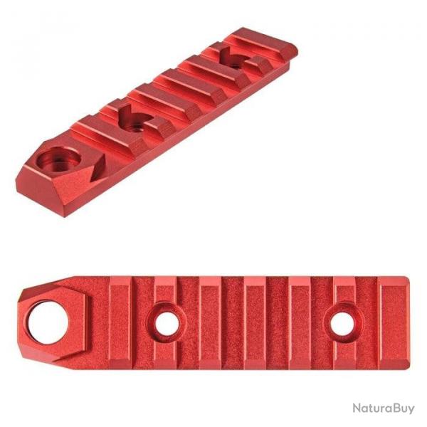 Rail 7 slots Ranger Armory Keymod avec attache sangle qd - Rouge