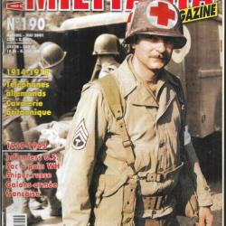 Militaria magazine 190 cavalerie britannique, sniper russe, sac à pain wh, infanterie us army vietna