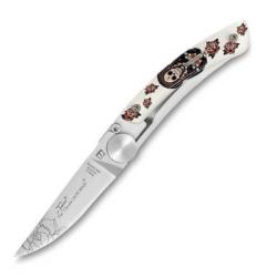 4961-Couteau Le Thiers® par Claude Dozorme Liner Lock Hipster cavalera