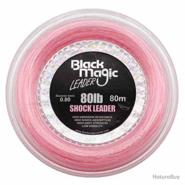 Black Magic Shock Leader Pink 80lb