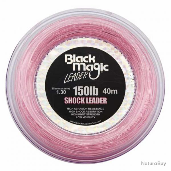 Black Magic Shock Leader Pink 150lb