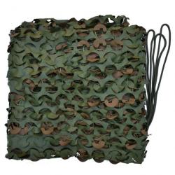 Filet de camouflage ou d' ombrage vert/marron 4 x 4 mètres