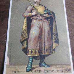 CARTE  CHARLES LE CHAUVE