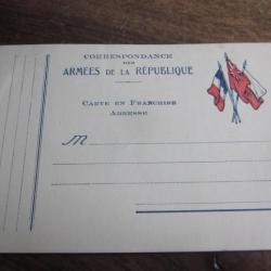 CARTE  correspondance  AA