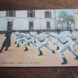 CP  SOLDAT   INFANTERIE  EXERCICE DE BOXE