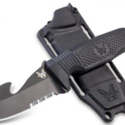 BEN112SBK - Couteau fixe de plongée Benchmade Dive Knife BLK H20