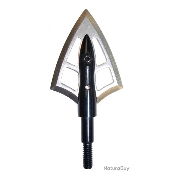 Pointe de chasse  l'arc Stealth Attack 125 grains. (Pack de 3)