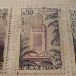 timbre France, vues divers, 12 timbre