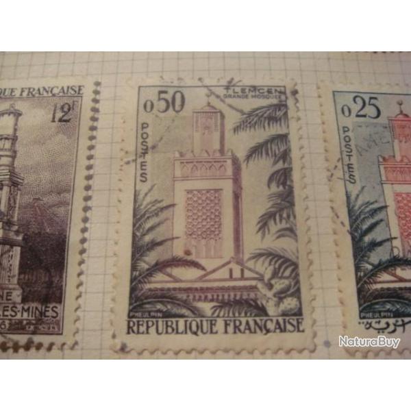 timbre France, vues divers, 12 timbre