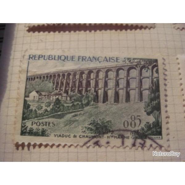 timbre France, vues divers, 9 timbres
