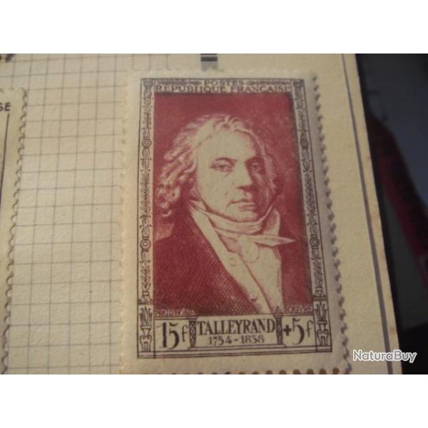 timbre France, vues divers, 4 timbres