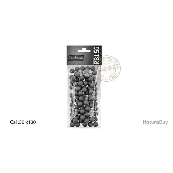 UMAREX - Billes caoutchouc noyau acier T4E .50