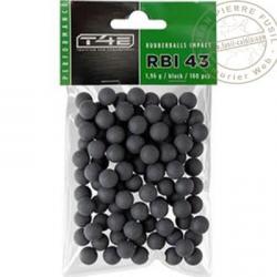 UMAREX - Billes caoutchouc noyau acier T4E .43