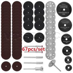 Ensemble d Accessoires pour Mini Perceuse Dremel, Modele: 67pcs