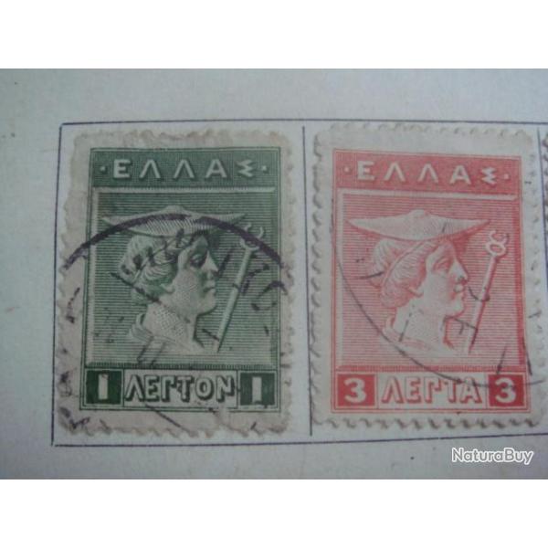 timbre Grce, 1911-23, 6 timbres