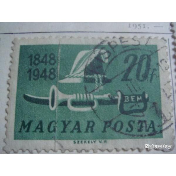 timbre Hongrie, 1946-47, 6 timbres