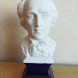 Buste en biscuit de Chopin