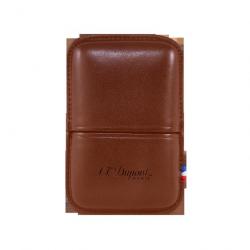 Etui pour Briquet Dupont Ligne 2 Contraste Marron