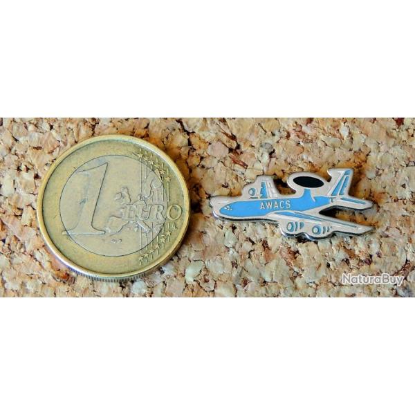 Pin's ARME DE L'AIR - AWACS de l'Arme de l'Air Franaise - peint cloisonn - fabricant G GADJET