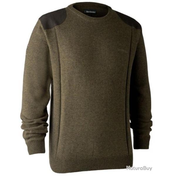 Pull en tricot col rond Sheffield cyprs DEERHUNTER