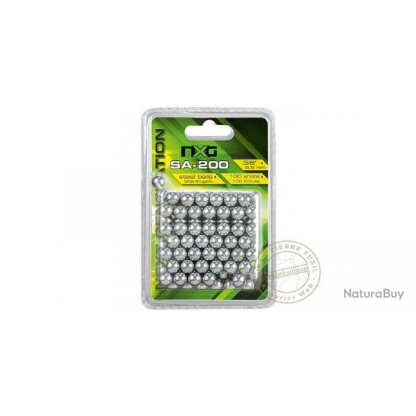 NXG - Billes acier pour lance-pierre - x100
