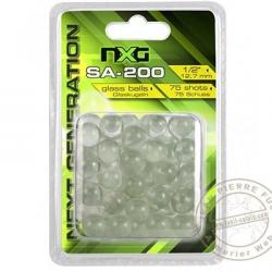 NXG - Billes en verre pour lance-pierre - x75